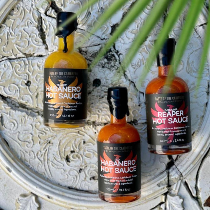 FullSize Hot Sauce Gift Box (100mL) Taste of the Caribbean by